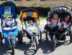 Logan and his running buddies (Maddie, John, and Beau)